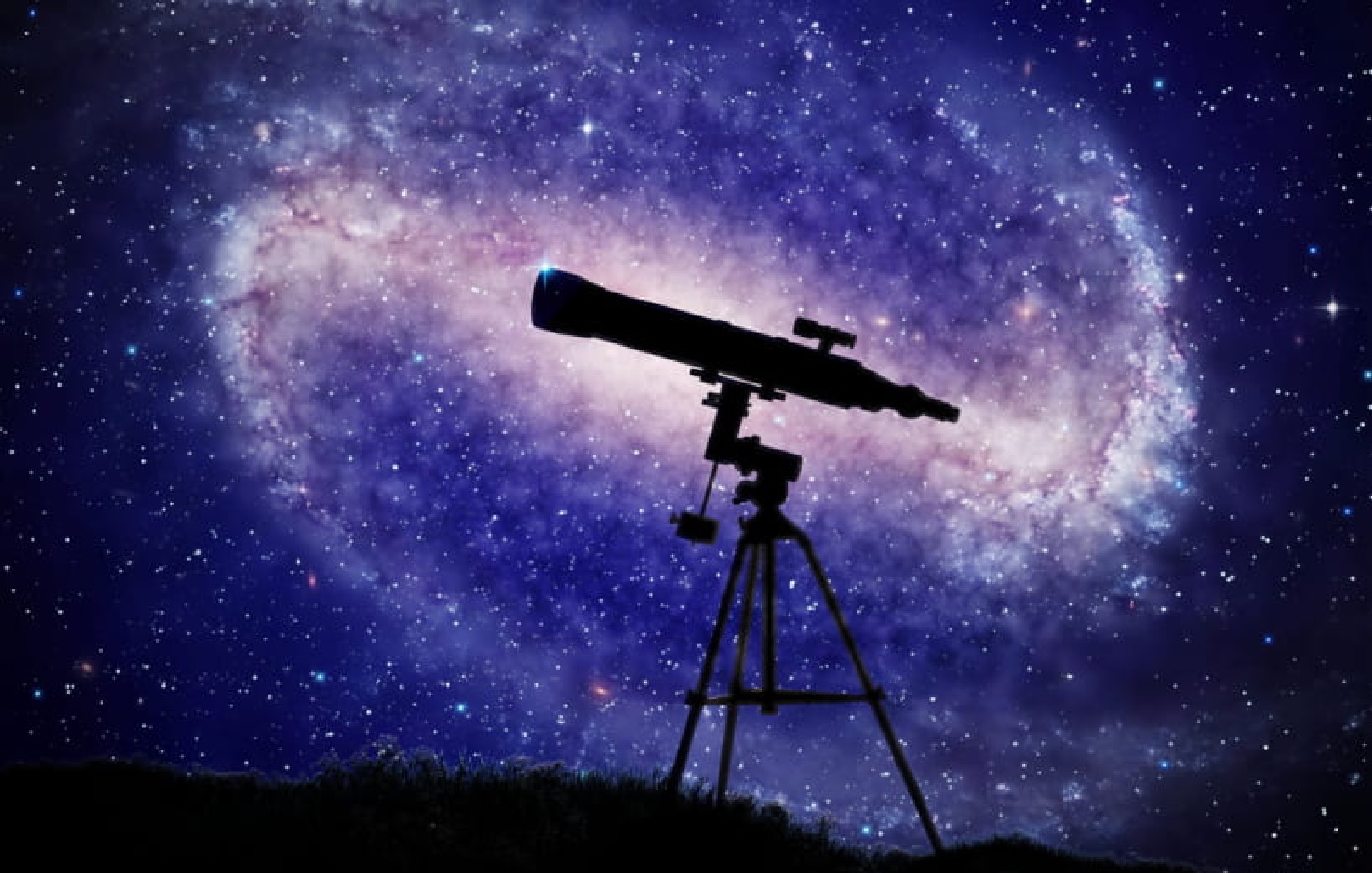 Телескоп та зоряне небо