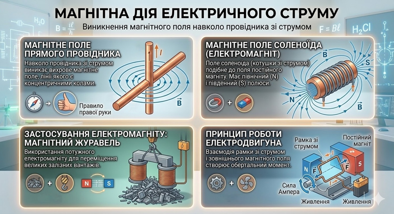 Магнітна дія електричного струму